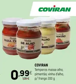 Coviran COVIRAN Temperos massa alho, pimentão, vinha d'alho, p/frango promoção