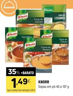 Coviran Knorr Sopas em pó promoção
