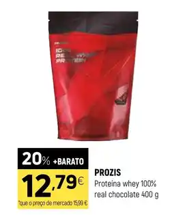 Coviran PROZIS Proteína whey 100% real chocolate promoção