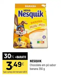 Coviran NESQUIK Chocolate em pó sabor banana promoção