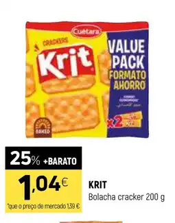 Coviran KRIT Bolacha cracker promoção