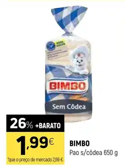 Coviran BIMBO Pao s/côdea promoção