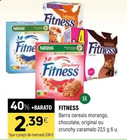 Coviran FITNESS Barra cereais morango, chocolate, original ou crunchy caramelo promoção