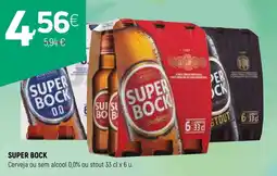 Coviran SUPER BOCK Cerveja ou sem alcool 0,0% ou stout promoção