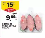 Continente Postas de perca do nilo promoção