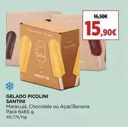 El Corte Inglés Santini - gelado picolini promoção