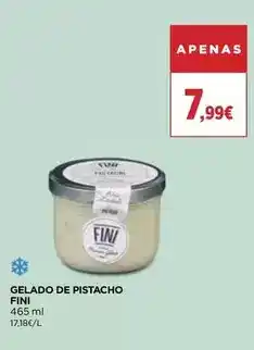 El Corte Inglés Fini - gelado de pistacho promoção