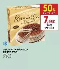 El Corte Inglés Carte d'or - gelado romantica promoção
