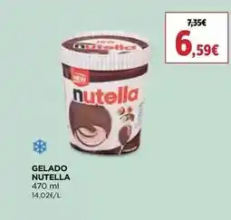 El Corte Inglés Nutella - gelado promoção