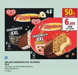 El Corte Inglés Filipinos - gelado sandwich xxl ola promoção