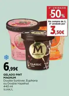 El Corte Inglés Magnum - gelado pint promoção