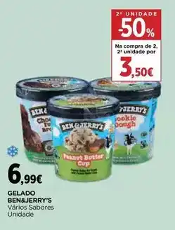 El Corte Inglés Ben&jerry´s - gelado promoção