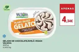 El Corte Inglés Valsoia - gelado de chocolate/avelã vegan promoção