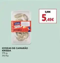 El Corte Inglés Krissia - gyozas de camarao promoção