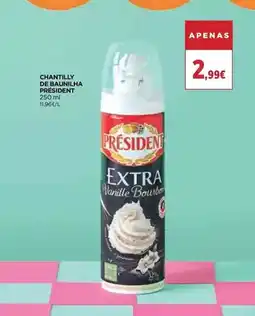 El Corte Inglés Président - chantilly de baunilha promoção