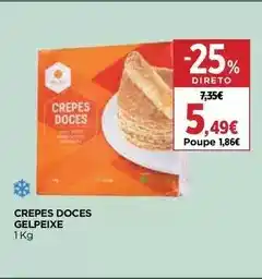 El Corte Inglés Gelpeixe - crepes doces promoção