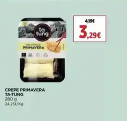El Corte Inglés Ta tung - crepê primavera promoção