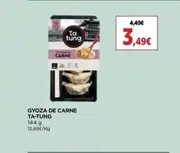 El Corte Inglés Ta tung - gyoza de carne promoção