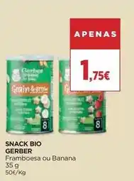 El Corte Inglés Gerber - snack bio promoção