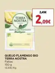El Corte Inglés Terra nostra - queijo flamengo bio promoção