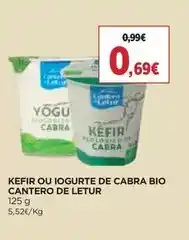 El Corte Inglés Cantero de letur - kefir ou iogurte de cabra bio promoção