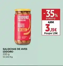 El Corte Inglés Izidoro - salsichas de aves promoção