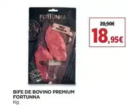 El Corte Inglés Fortunna - bife de bovino premium promoção