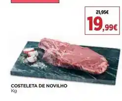 El Corte Inglés Costeleta de novilho promoção