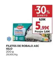 El Corte Inglés Iglo - filetes de robalo asc promoção
