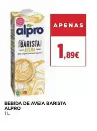 El Corte Inglés Alpro - bebida de aveia barista promoção