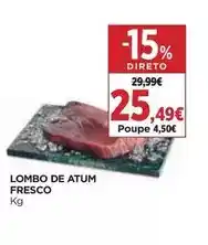 El Corte Inglés Lombo de atum fresco promoção