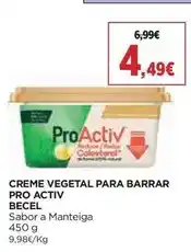 El Corte Inglés Becel - creme vegetal para barrar pro activ promoção