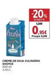 El Corte Inglés Shoyce - creme de soja culinário promoção