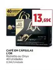 El Corte Inglés L'or - café em capsulas promoção