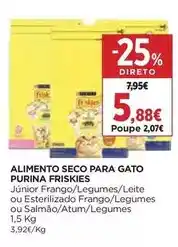 El Corte Inglés Purina - alimento seco para gato friskies promoção