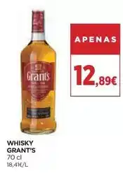 El Corte Inglés Grant's - whisky promoção