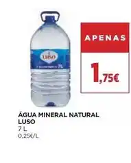 El Corte Inglés Luso - agua mineral natural promoção