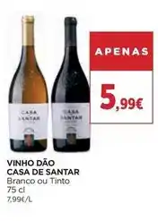 El Corte Inglés Casa de santar - vinho dão promoção