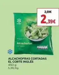 El Corte Inglés El corte inglés - alcachofas cortadas promoção