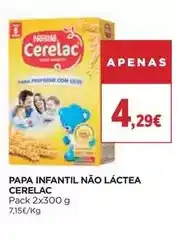 El Corte Inglés Nestlé - papa infantil nao lactea cerelac promoção