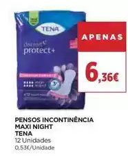 El Corte Inglés Tena - pensos incontinencia maxi night promoção