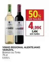 El Corte Inglés Versátil - vinho regional alentejono promoção