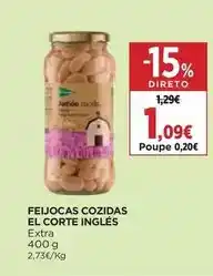 El Corte Inglés El corte inglés - feijocas cozidas promoção