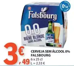 E.Leclerc Cerveja sem álcool 0% promoção