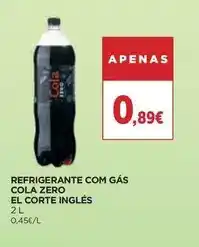 El Corte Inglés El corte inglés - refrigerante com gas coca zero promoção