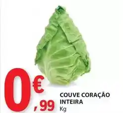 E.Leclerc Couve coração inteira promoção