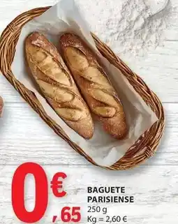 E.Leclerc Baguette parisiense promoção
