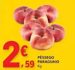E.Leclerc Pêssego paraguaio promoção
