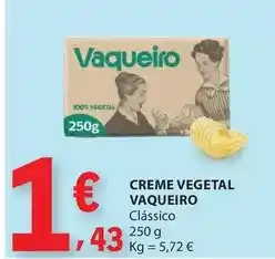 E.Leclerc Vaqueiro - creme vegetal promoção