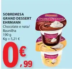 E.Leclerc Ehrmann - sobremesa promoção